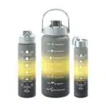 3 In 1 Motivational Water Bottle With Time Marker