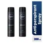 NIVEA Deep Anti-Perspirant Spray For Men 48h - 200ml (Pack Of 2)