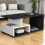 Black White Center Table-Coffee Table Home Furniture - Image 2