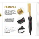 Hot Hair Straightener Comb - Image 2