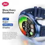 itel Smart Watch Edge R1 Pro O43 1.43"AMOLED IP68 Fast Charging Grey - Image 2