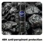NIVEA Deep Anti-Perspirant Spray For Men 48h - 200ml (Pack Of 2) - Image 2
