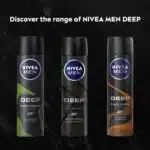 NIVEA Deep Anti-Perspirant Spray For Men 48h - 200ml (Pack Of 2) - Image 3