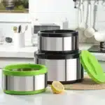 Hot Selling 3pcs Black Stainless Steel Hot Pot Large- - Image 3