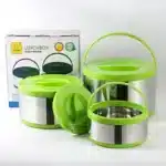 Hot Selling 3pcs Black Stainless Steel Hot Pot Large- - Image 2