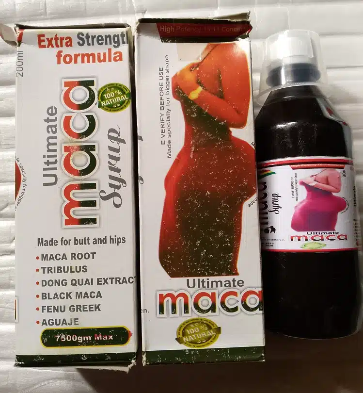Ultimate Maca Syrup for Big Butt and Hips Enlargement