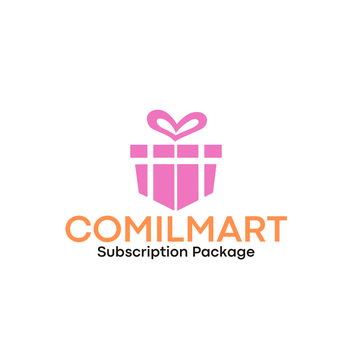 Pink and Black Subscription Box Service Logo Starter Package - Image 1