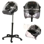 Portable Salon Hair Dryer - 850W - Black - Image 2