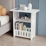 Small Coffee Tea Table Storage Shelf Bedside Table