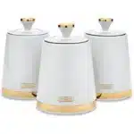 Tower Cavaletto Tea, Sugar Storage Set - White