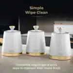 Tower Cavaletto Tea, Sugar Storage Set - White - Image 2