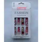 Rhinestone Ruby Press-on Nails -24pcs - Image 3