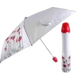 Rose Print Bottle Umbrella