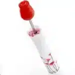 Rose Print Bottle Umbrella - Image 2