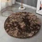 Fluffy Round Rug Mat - 60x60cm