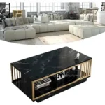 Faux Marble Nordic Centre Table / Coffee Table - Image 4