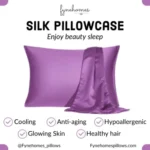 Silk Pillowcase For Hair And Skin - Purple - Image 2