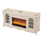 Television Stand With Electric Fireworks - 1500m x 400m x 200m