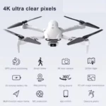 F10 Wifi 4K HD Video Camera Drone - 5g RC 1000m FPV Quadcopter With 2 batteries - Image 2