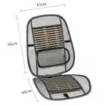 Car Seat And Office Chair Pain Relief Mesh Cushion Back Lumbar Support + Neck Pillow - Image 3