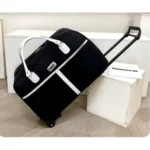 Multipurpose Foldable Trolley Travelling Bag - Large Capacity Duffel Sport Gym Bag