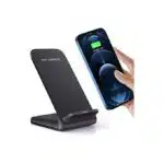 Share this product WIRELESS CHARGER Wireless Phone Charger IPhone Android Charger STAND (BLACK) - Image 2