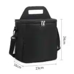 Heavy Padded Lunch Bag Black