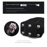 32" Multipurpose Durable Waterproof Duffel/Luggage Bags - Black - Image 3