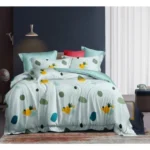 Bedsheet And Four Pillowcases - 6x6 Bed Size