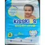 Kiss Kids Super Dry Baby Diaper - Size 2 - 3-6kg