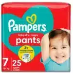 Pampers Baby-dry Nappy Pants Size 7 25 Pack