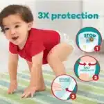 Pampers Baby-dry Nappy Pants Size 7 25 Pack - Image 2