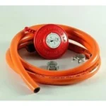 Standard Gas Regulator With 4 Yards Of Hose And Clips