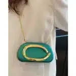 Women Clutch Bag - Green - Image 4