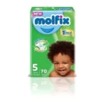 Molfix Baby Diaper Junior – Size 5 – Count 70