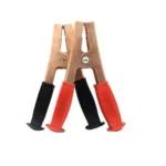 Heavy Duty Red And Black 500-1000a Spring Powerful Large Battery Alligator Clips - Image 2