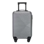 Luggage Bags For Unisex - Silver- 20inches