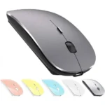 Rechargeable Wireless Mouse – Grey - Image 3