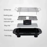 2000watt Electric Barbecue Grill - Image 2