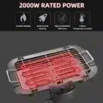 2000watt Electric Barbecue Grill - Image 5