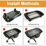 2000watt Electric Barbecue Grill - Image 6