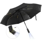 1 Automatic Foldable Umbrella With Flashlight - Image 4