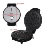 Sokany Waffle Maker With Nonstick Coating - 1000w - Kj-505 - Image 4