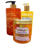 Golden Glow Body Wash 1000ml + Body Scrub 500g + Body Lotion 500ml Set