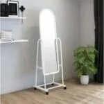 Moveable Standing Dressing Mirror White