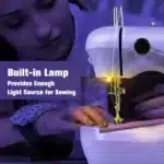 Portable Electric Household Handheld + Pedal Sewing Machine - Image 2