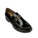 Men's Crystal Leather Shoes - Black - Image 2