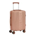 Polystyrenes Pilot Wheeled Traveling Luggage Boxes - Brown - Image 2