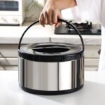Modern Design Insulated Lunch Box Set of 3 Eco-Friendly Food Container for Kitchen Warmer Pot Use for Back School Restaurants - Image 4