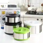 Modern Design Insulated Lunch Box Set of 3 Eco-Friendly Food Container for Kitchen Warmer Pot Use for Back School Restaurants - Image 3